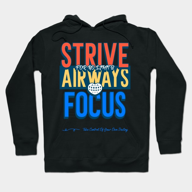 Strive Airways Hoodie by Pod11 Prints